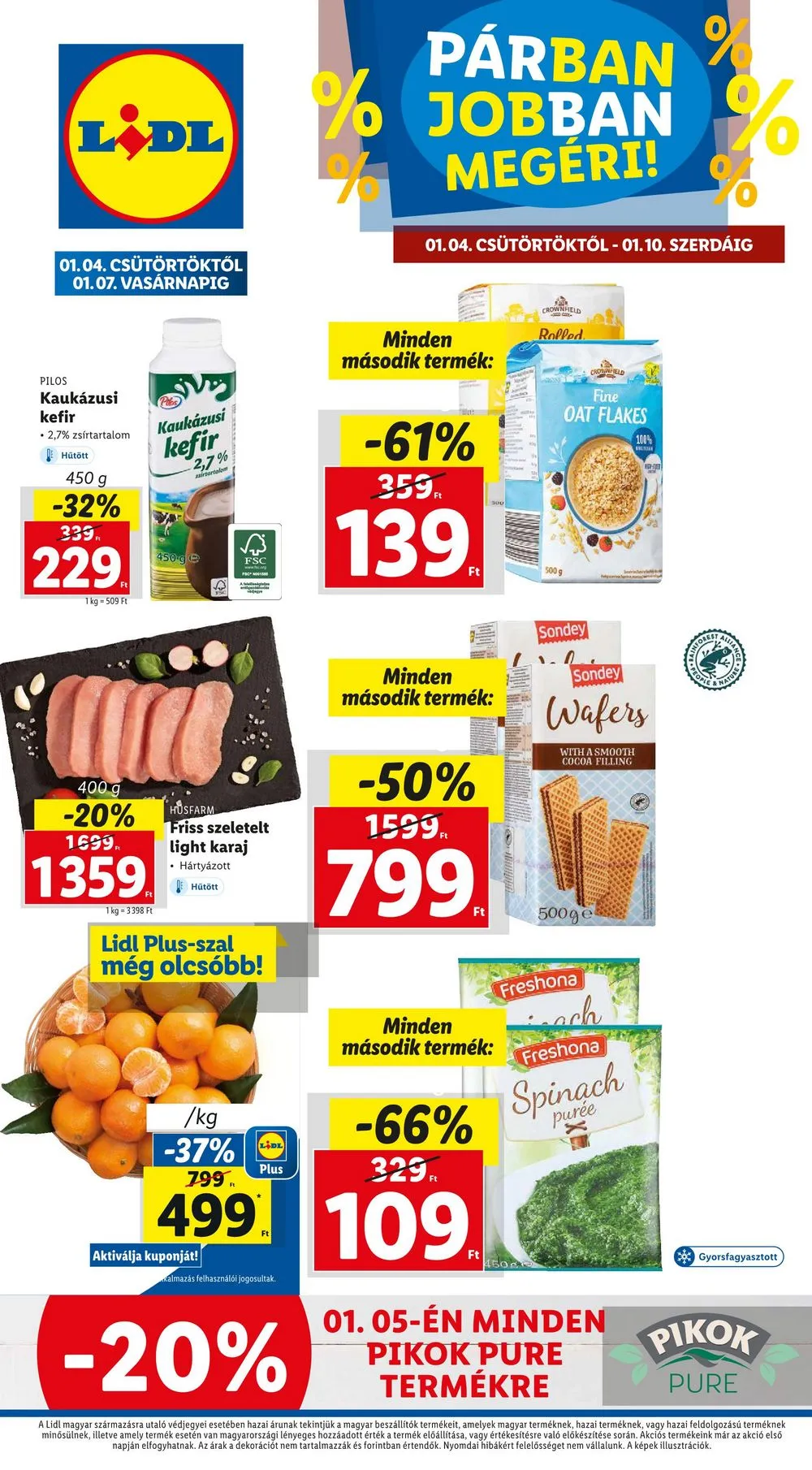 Lidl akciós újság 01.04–01.10