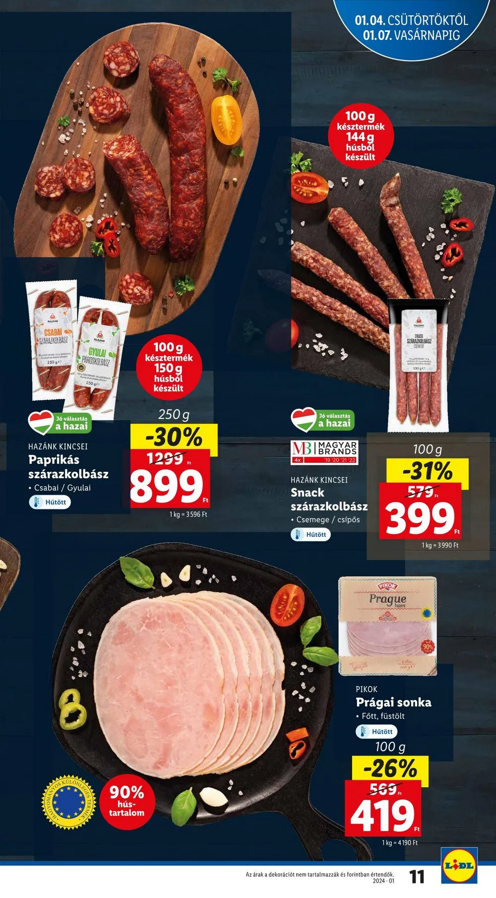 Lidl akciós újság 01.04–01.10 – 11. oldal