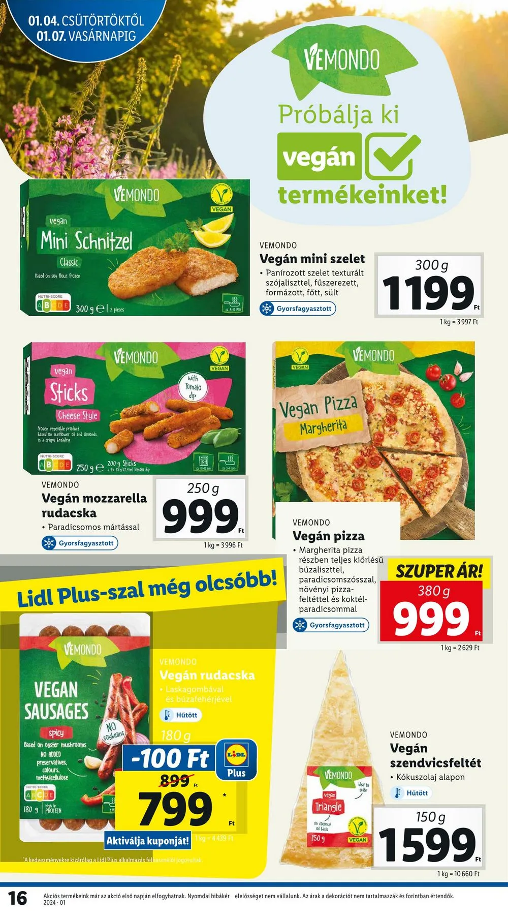 Lidl akciós újság 01.04–01.10 – 16. oldal