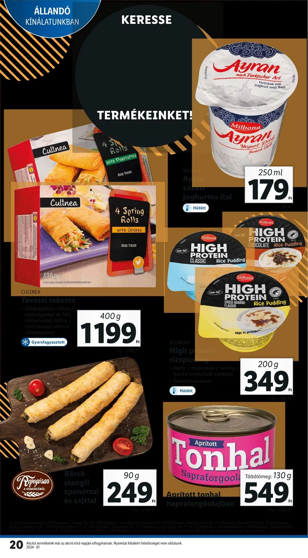 Lidl akciós újság 01.04–01.10 – 20. oldal