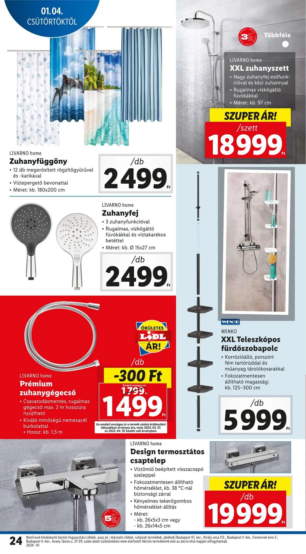 Lidl akciós újság 01.04–01.10 – 24. oldal