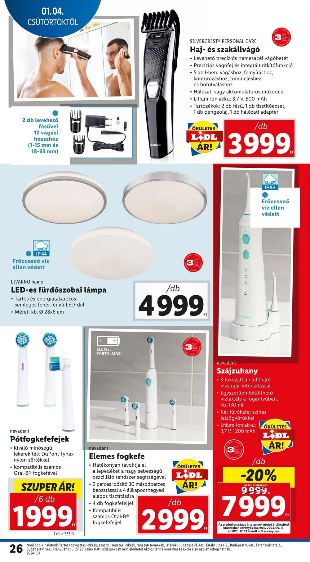 Lidl akciós újság 01.04–01.10 – 26. oldal