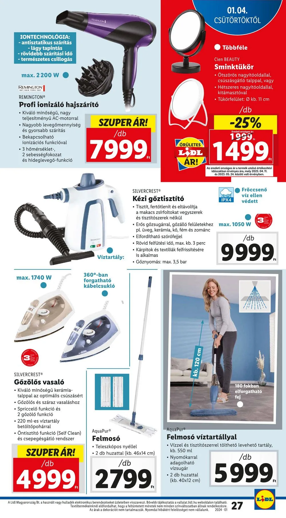 Lidl akciós újság 01.04–01.10 – 27. oldal