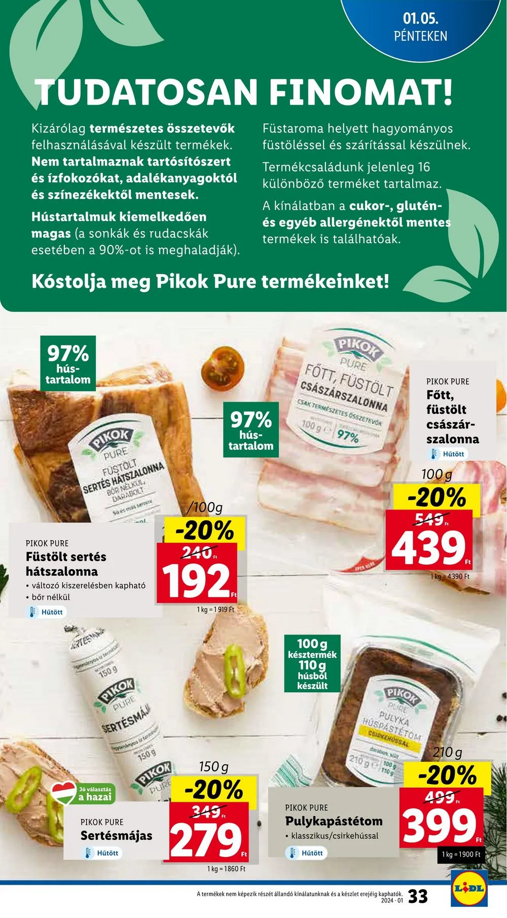 Lidl akciós újság 01.04–01.10 – 33. oldal