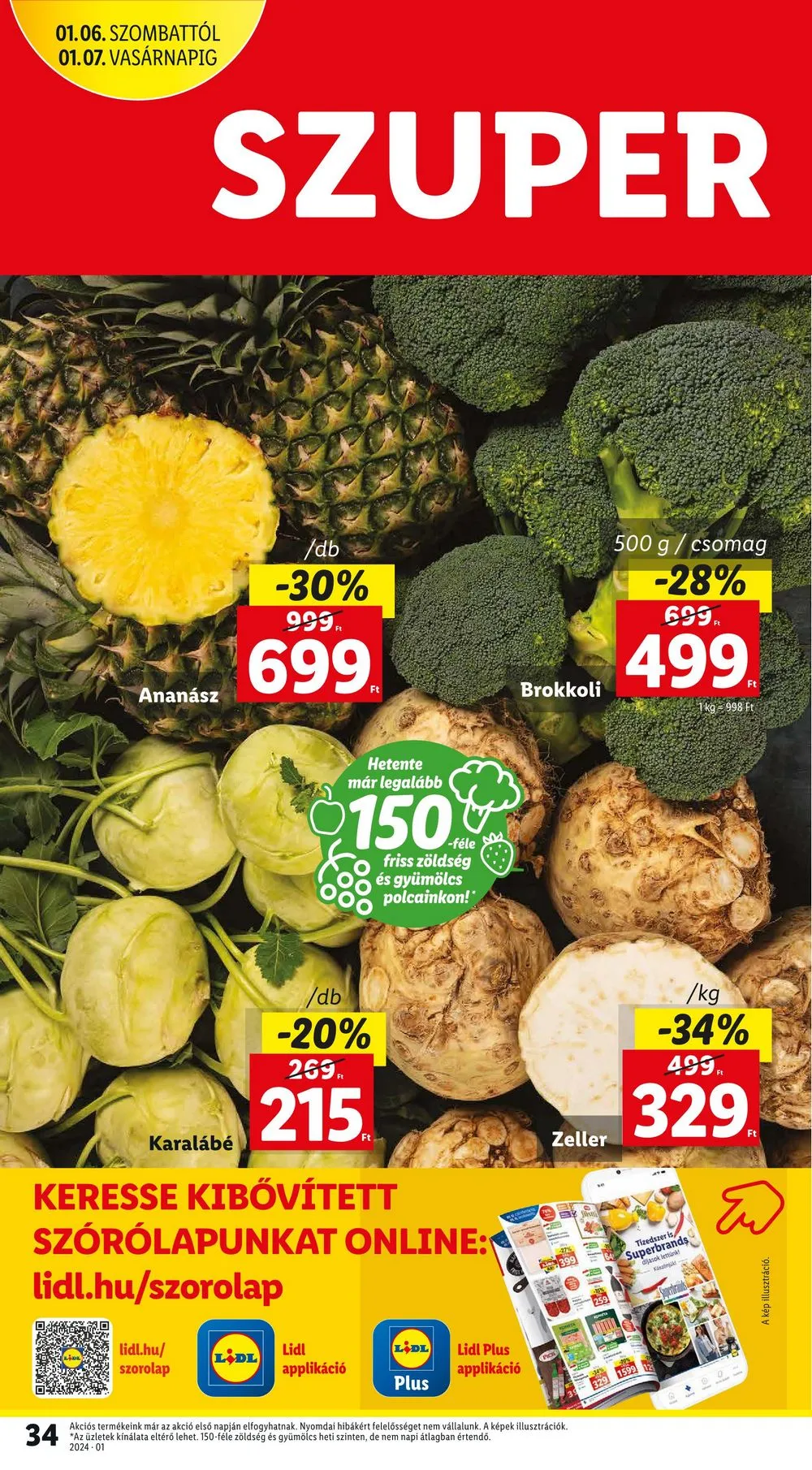 Lidl akciós újság 01.04–01.10 – 34. oldal