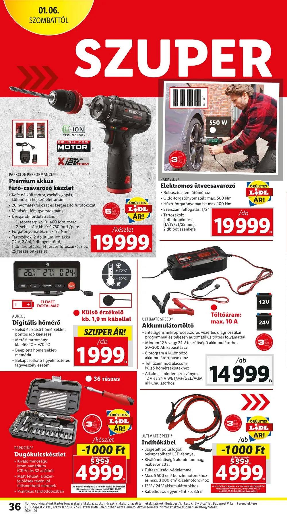 Lidl akciós újság 01.04–01.10 – 36. oldal