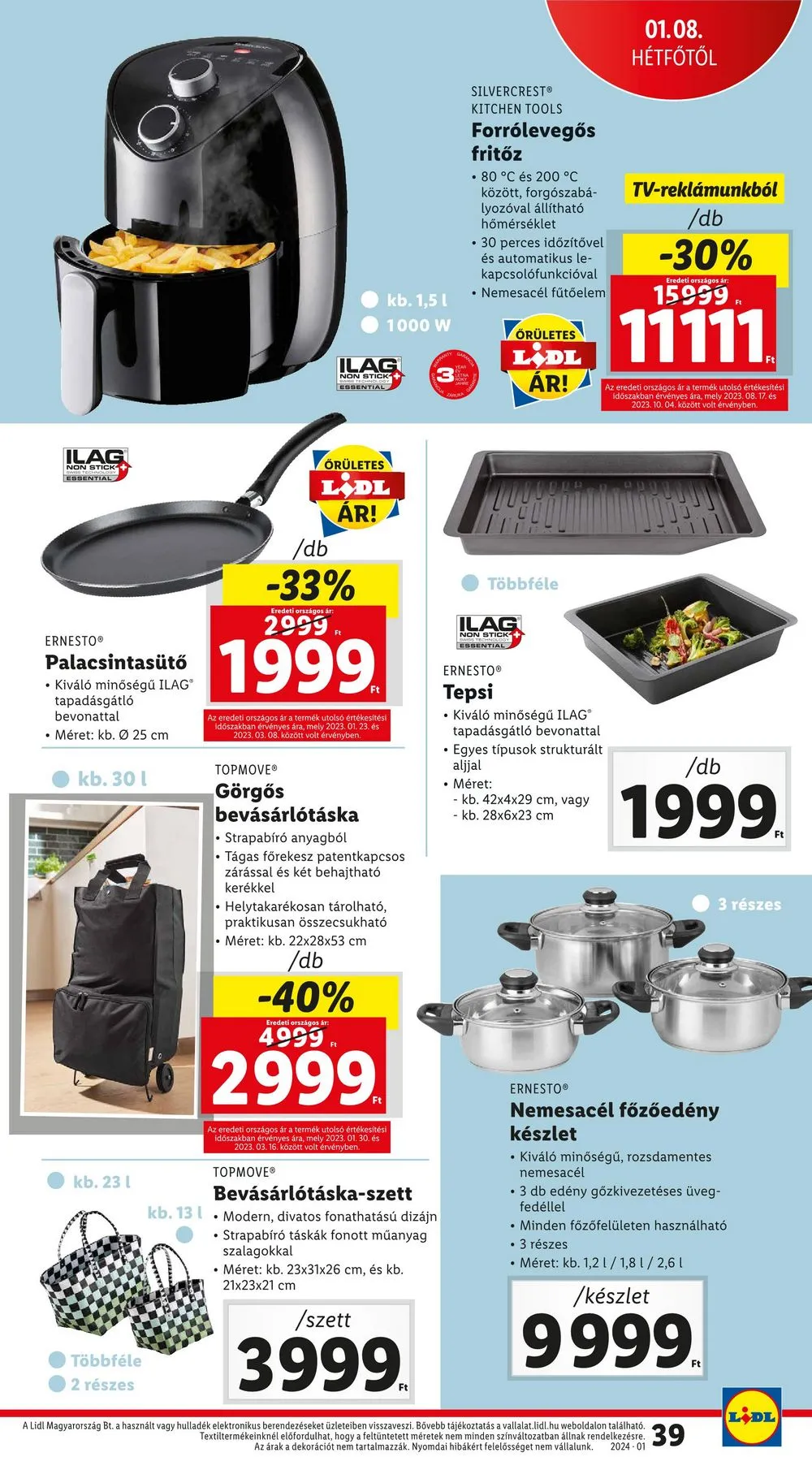 Lidl akciós újság 01.04–01.10 – 39. oldal