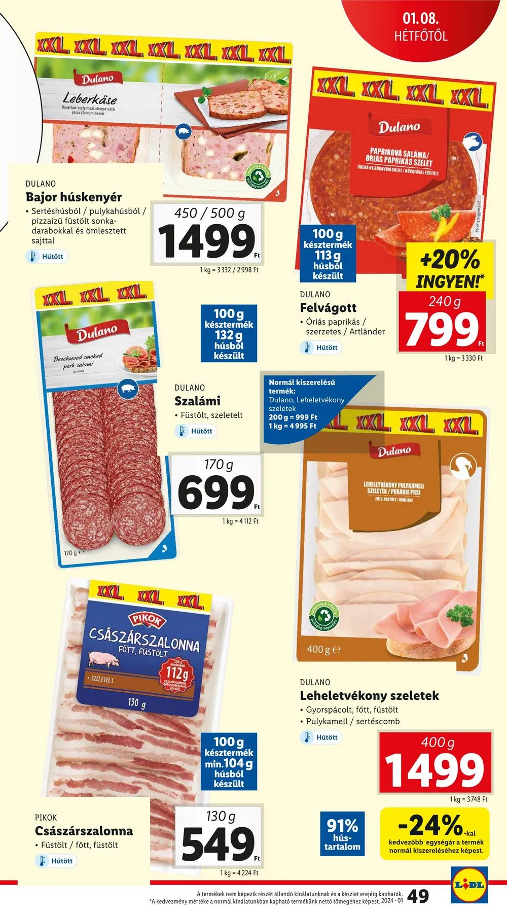 Lidl akciós újság 01.04–01.10 – 49. oldal