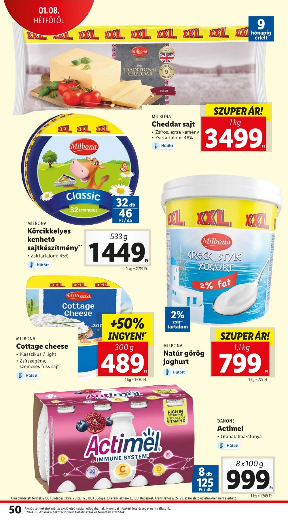 Lidl akciós újság 01.04–01.10 – 50. oldal