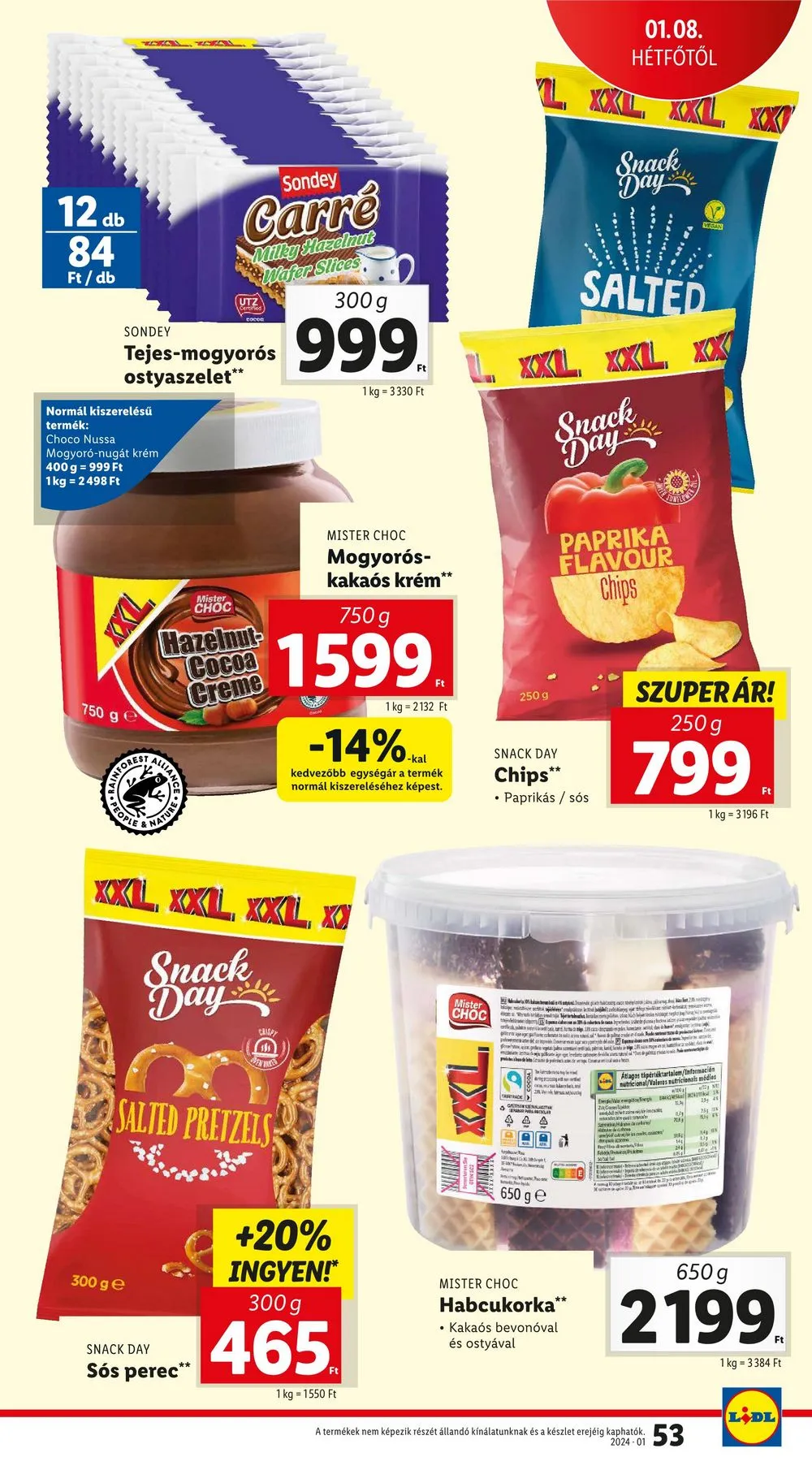 Lidl akciós újság 01.04–01.10 – 53. oldal
