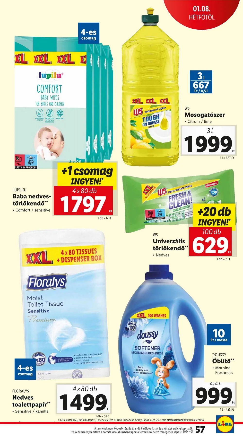 Lidl akciós újság 01.04–01.10 – 57. oldal