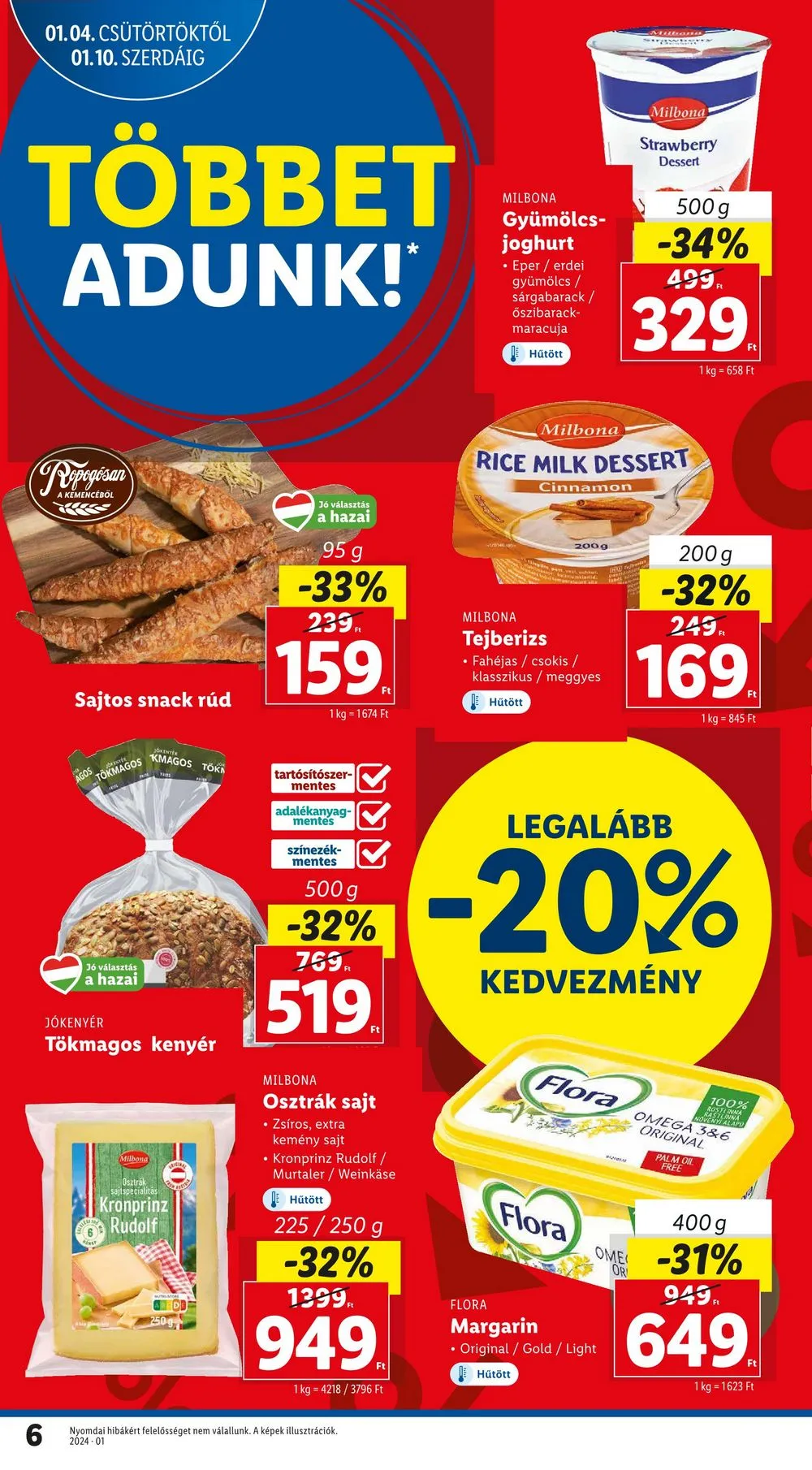 Lidl akciós újság 01.04–01.10 – 6. oldal