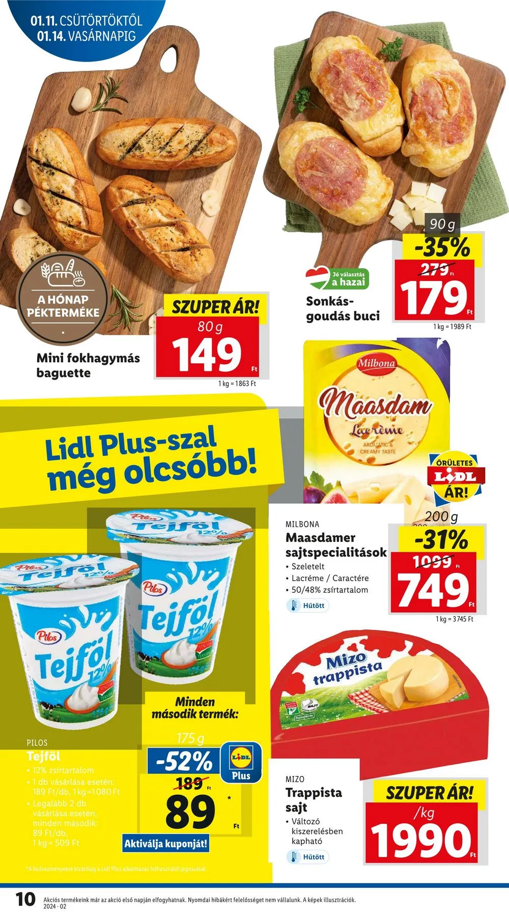Lidl akciós újság 01.11–01.17 – 10. oldal