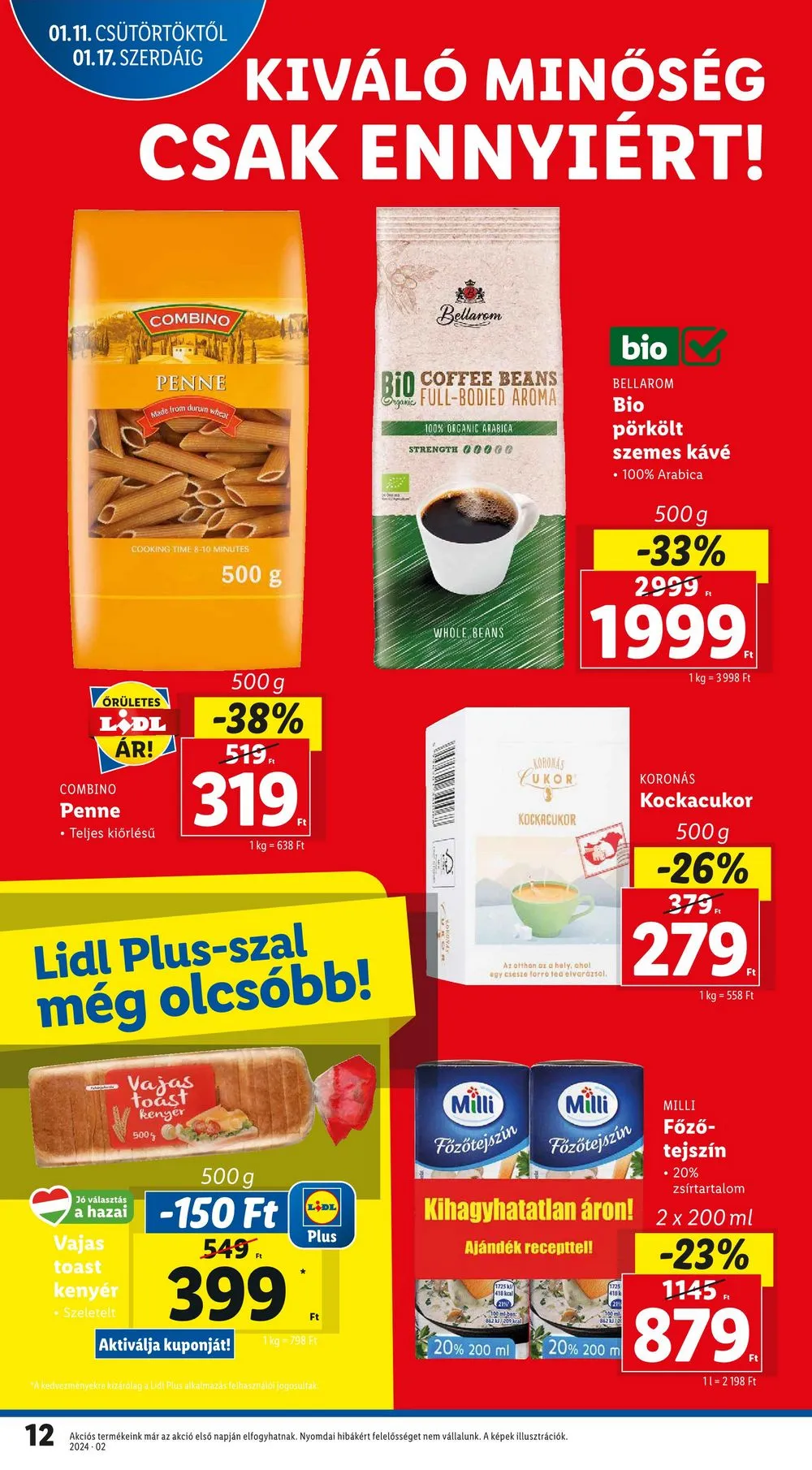 Lidl akciós újság 01.11–01.17 – 12. oldal