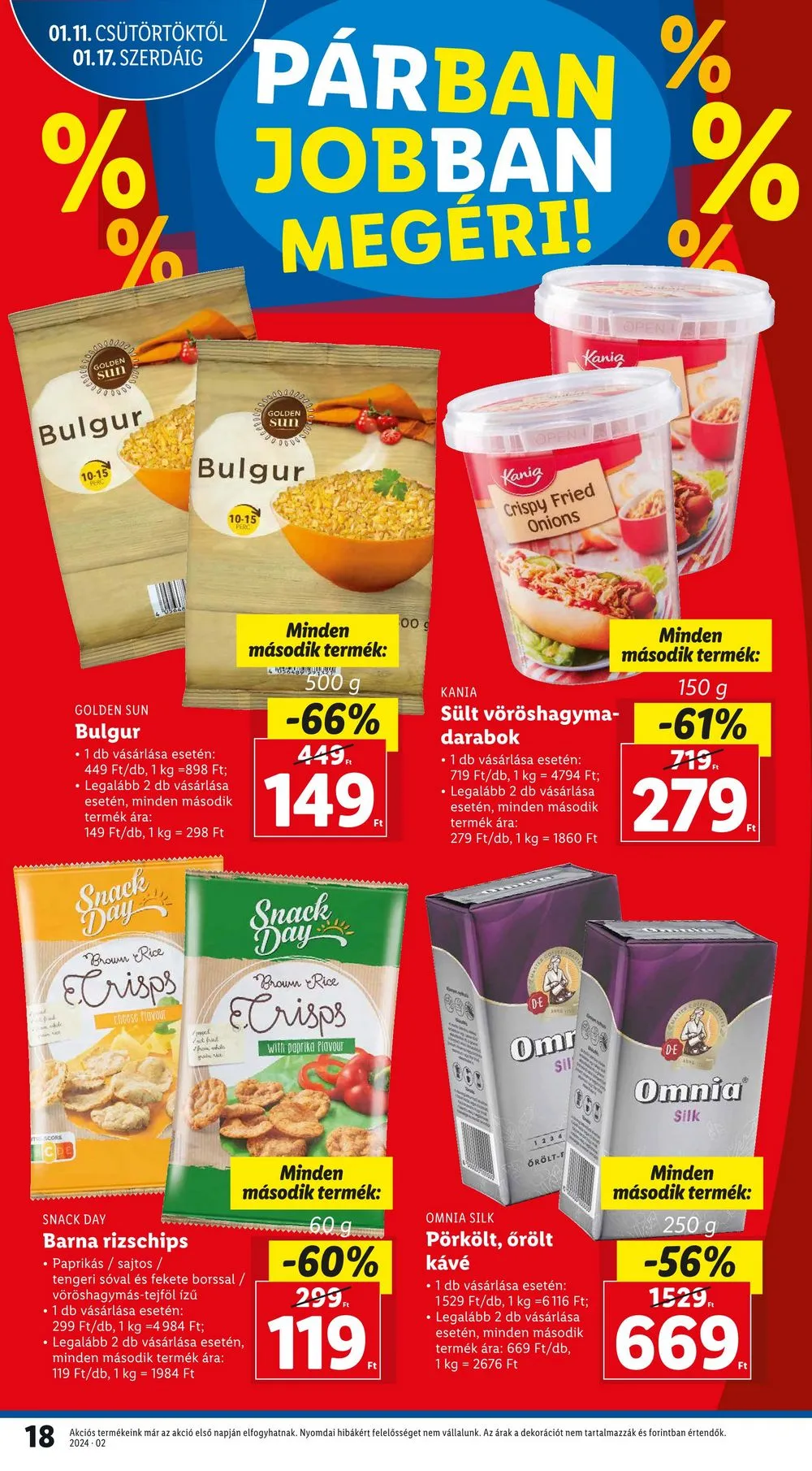 Lidl akciós újság 01.11–01.17 – 18. oldal