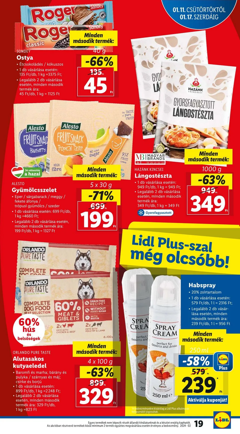 Lidl akciós újság 01.11–01.17 – 19. oldal