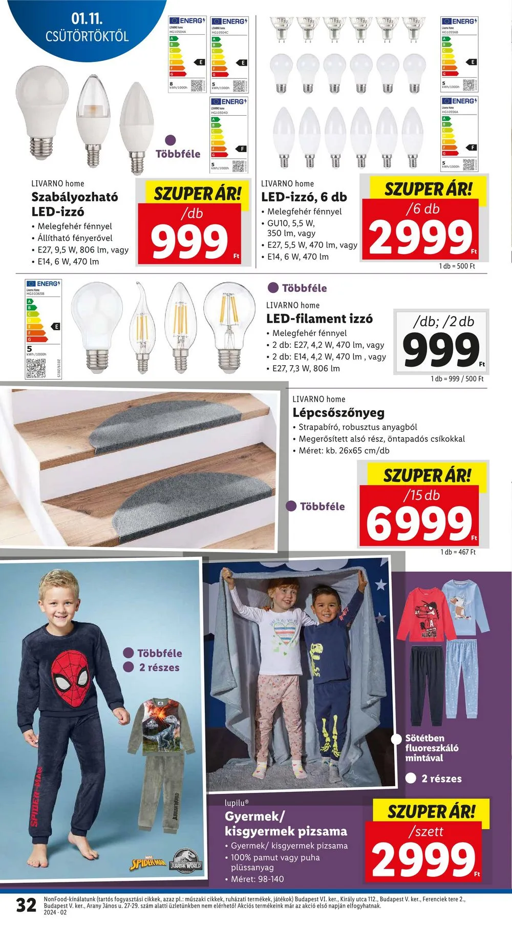 Lidl akciós újság 01.11–01.17 – 32. oldal