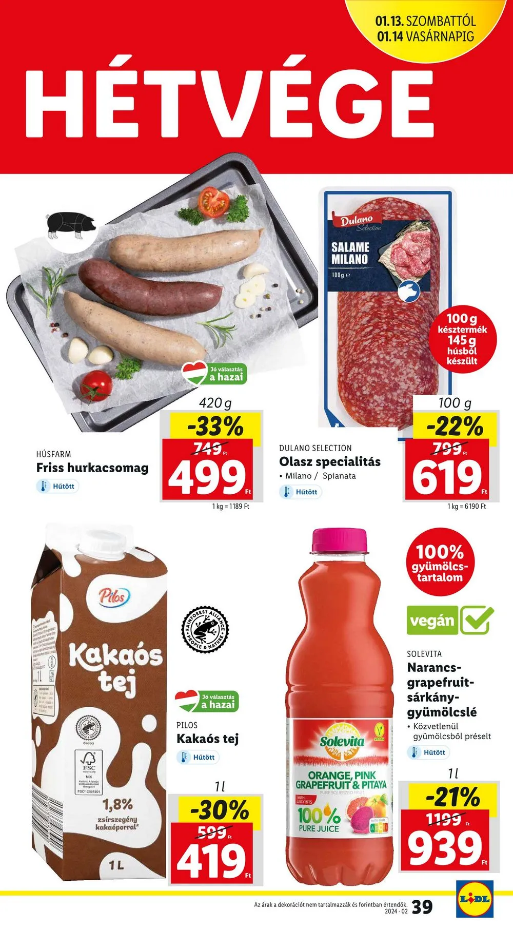 Lidl akciós újság 01.11–01.17 – 39. oldal