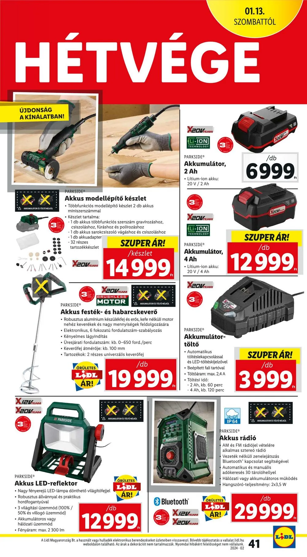 Lidl akciós újság 01.11–01.17 – 41. oldal