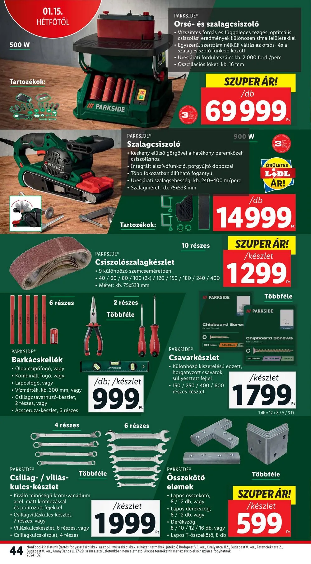 Lidl akciós újság 01.11–01.17 – 44. oldal