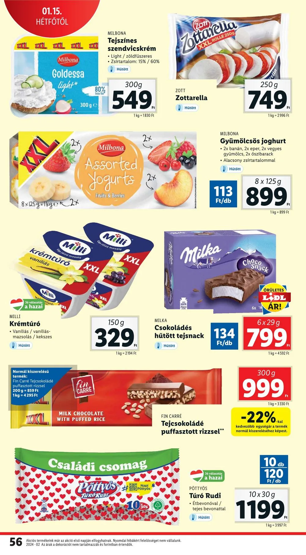 Lidl akciós újság 01.11–01.17 – 56. oldal