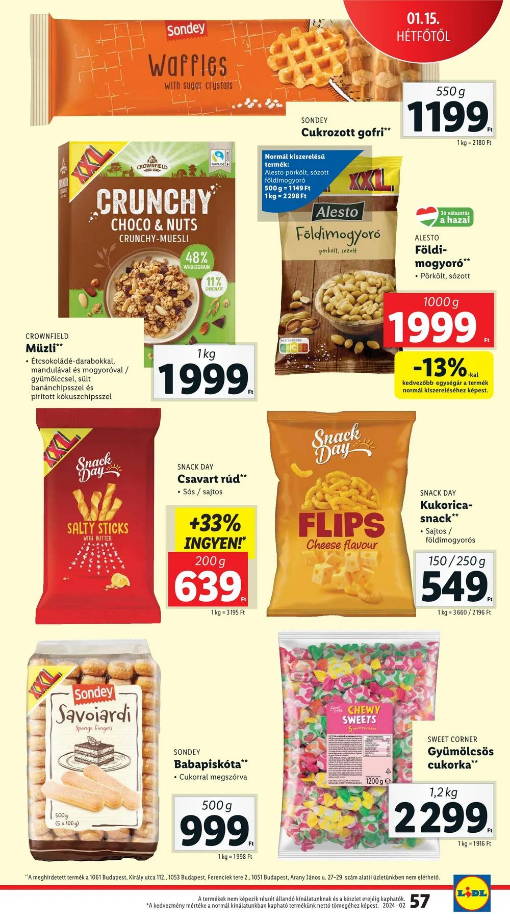Lidl akciós újság 01.11–01.17 – 57. oldal
