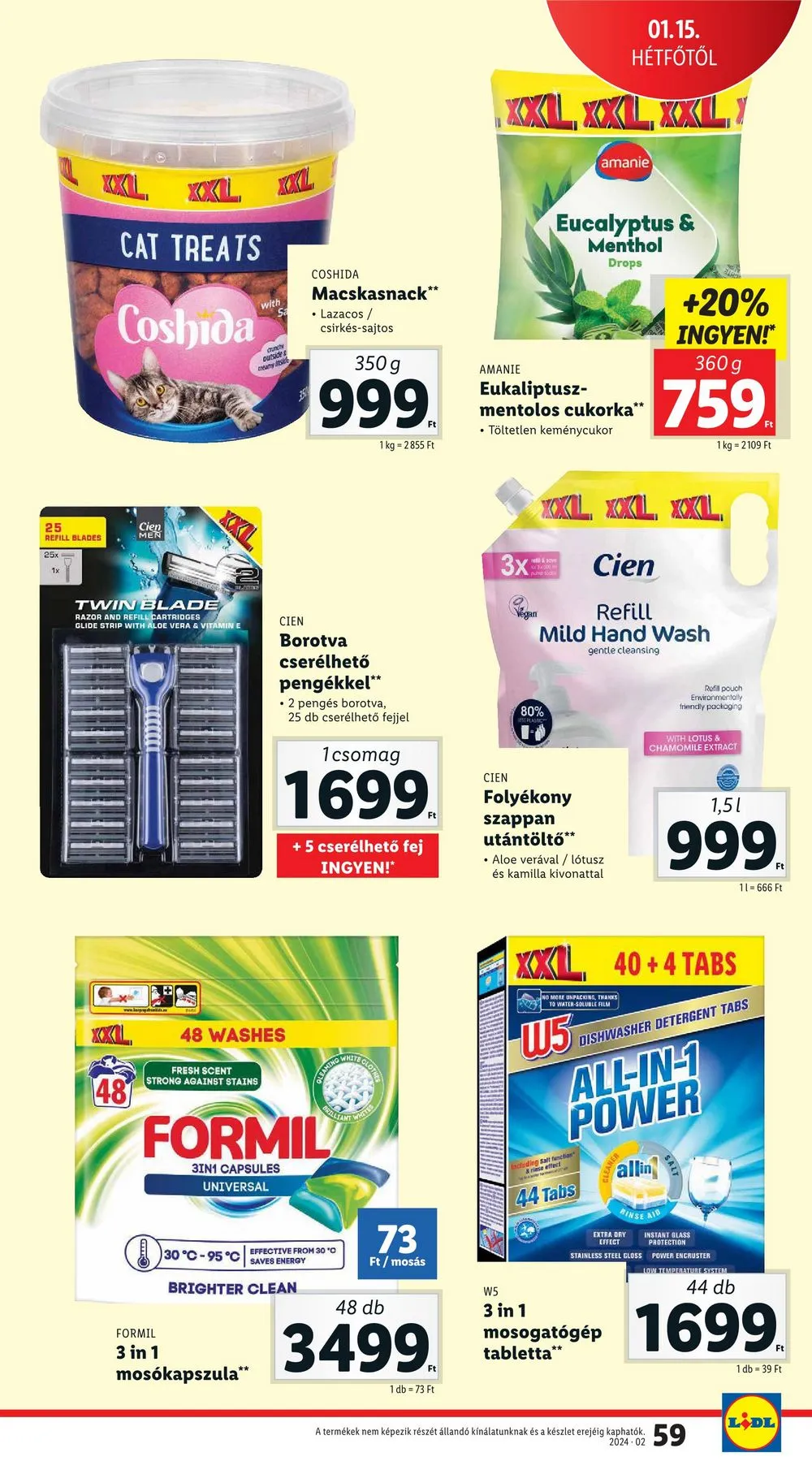 Lidl akciós újság 01.11–01.17 – 59. oldal