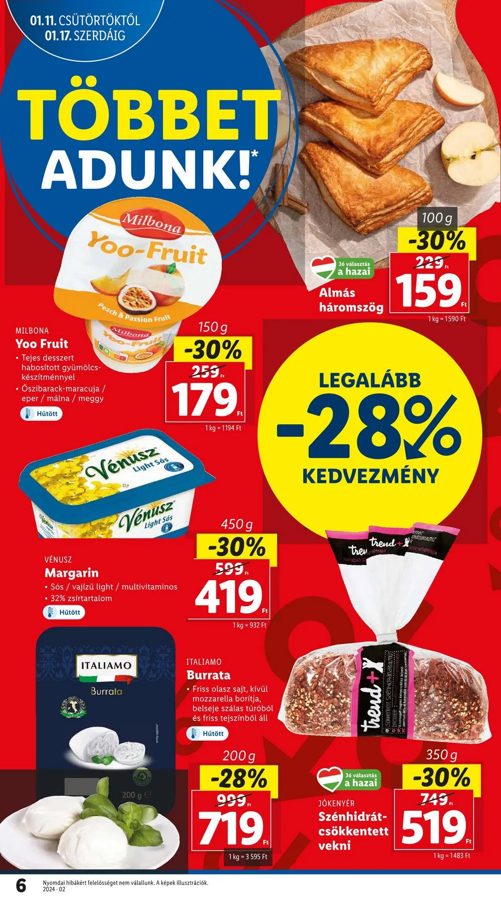 Lidl akciós újság 01.11–01.17 – 6. oldal