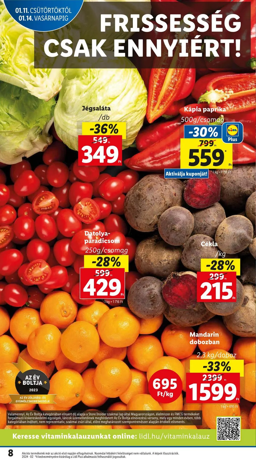Lidl akciós újság 01.11–01.17 – 8. oldal