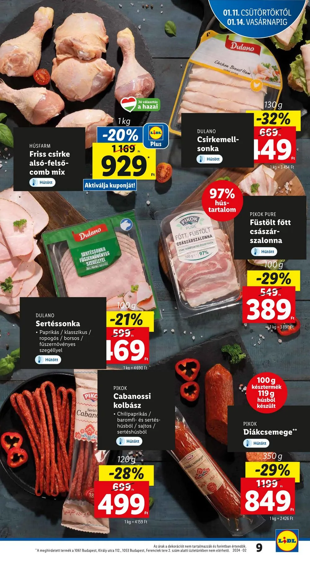 Lidl akciós újság 01.11–01.17 – 9. oldal