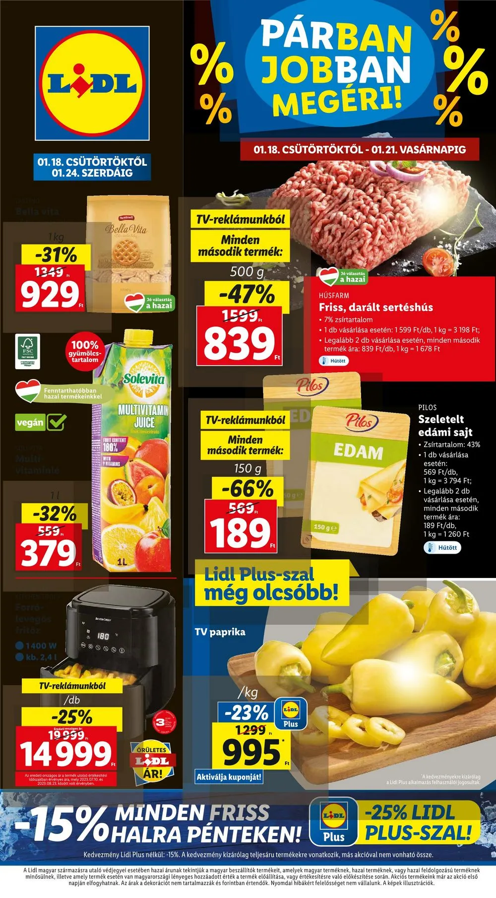 Lidl akciós újság 01.18–01.24
