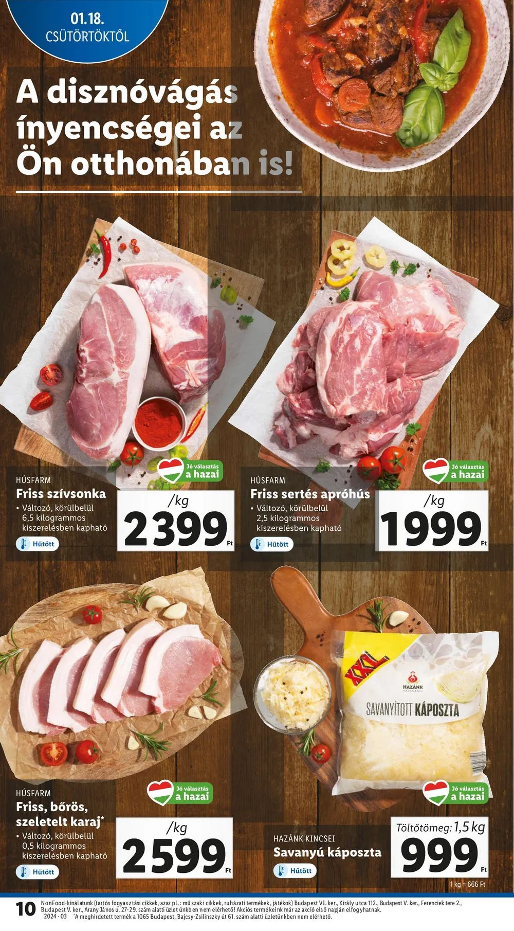 Lidl akciós újság 01.18–01.24 – 10. oldal