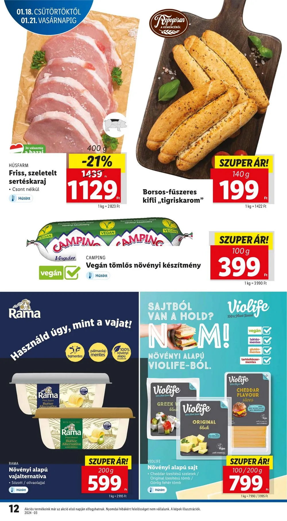 Lidl akciós újság 01.18–01.24 – 12. oldal