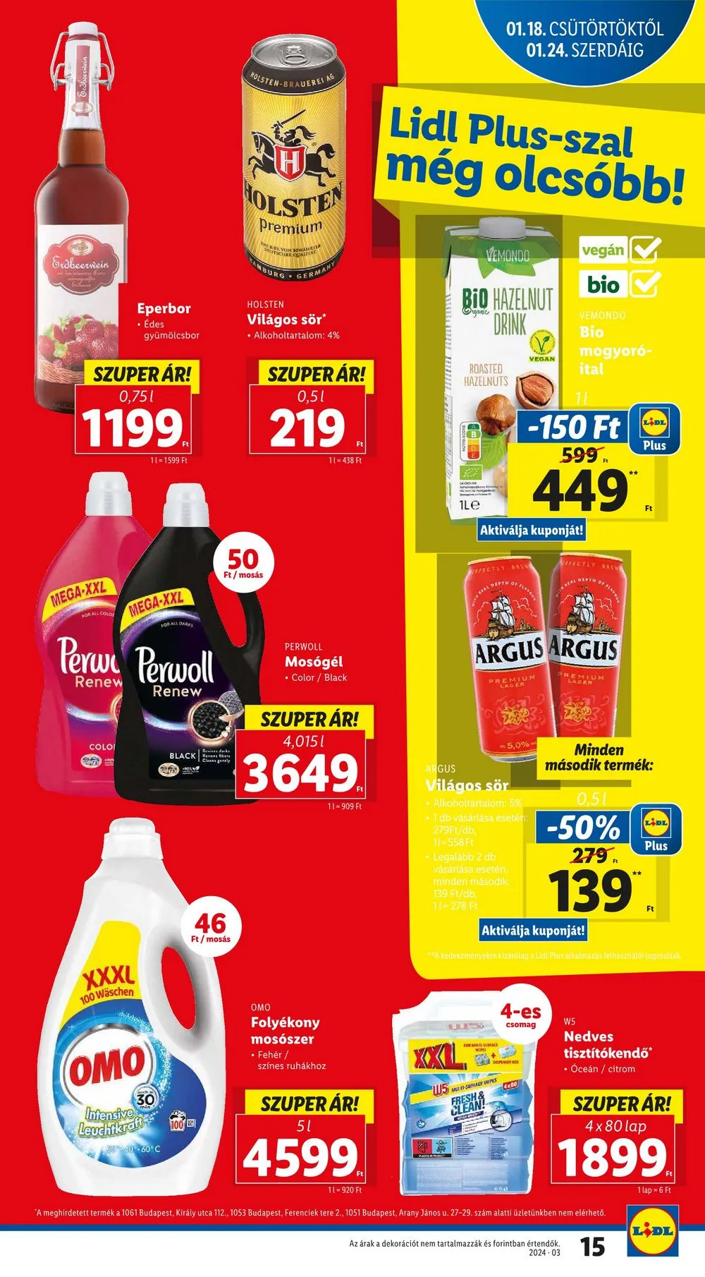 Lidl akciós újság 01.18–01.24 – 15. oldal