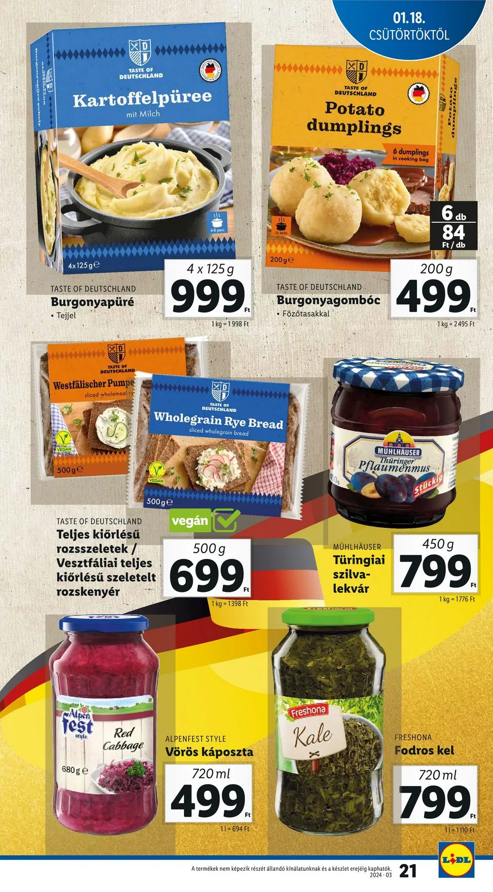 Lidl akciós újság 01.18–01.24 – 21. oldal