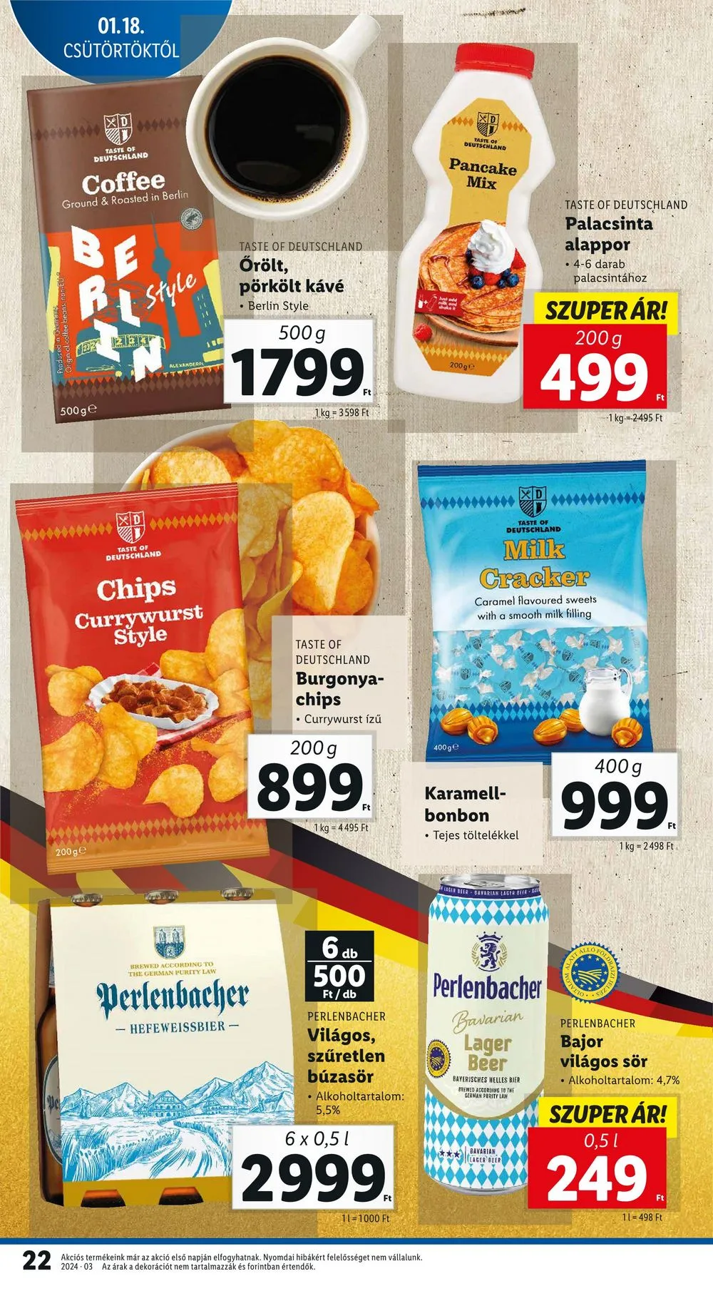 Lidl akciós újság 01.18–01.24 – 22. oldal