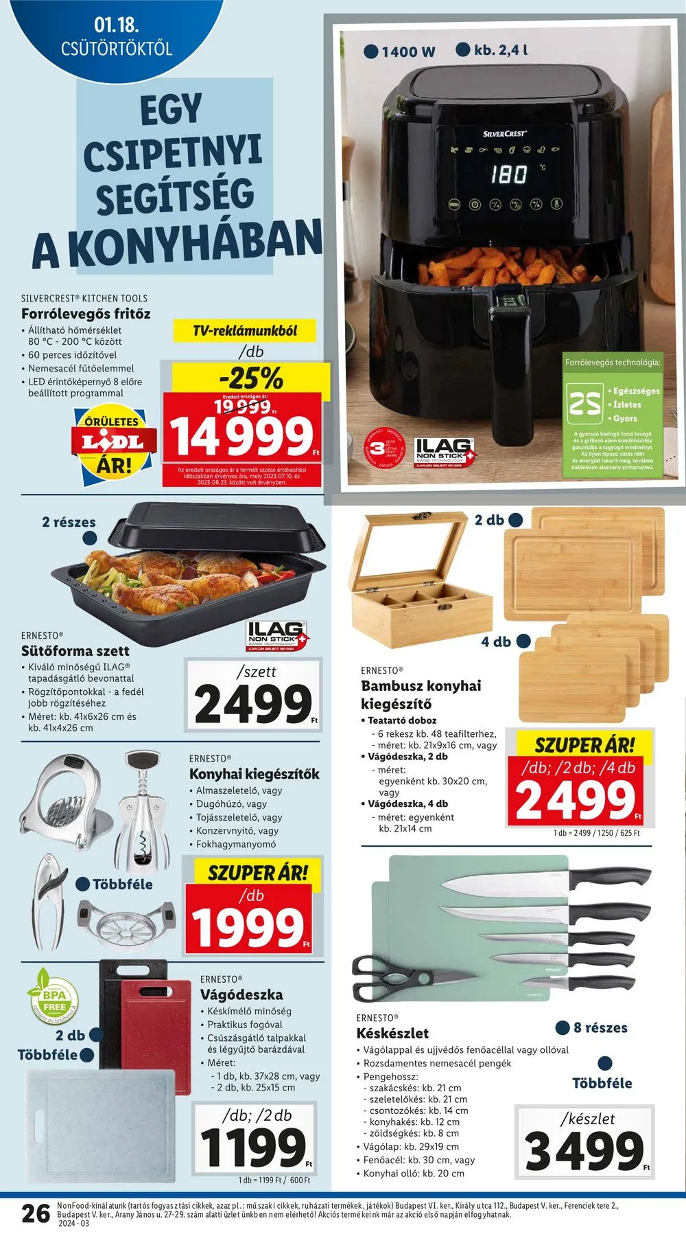 Lidl akciós újság 01.18–01.24 – 26. oldal