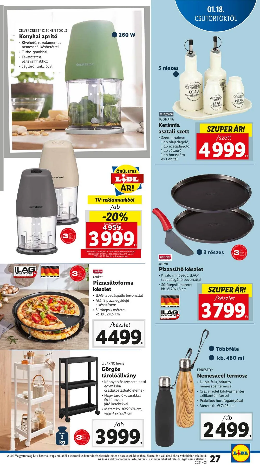 Lidl akciós újság 01.18–01.24 – 27. oldal