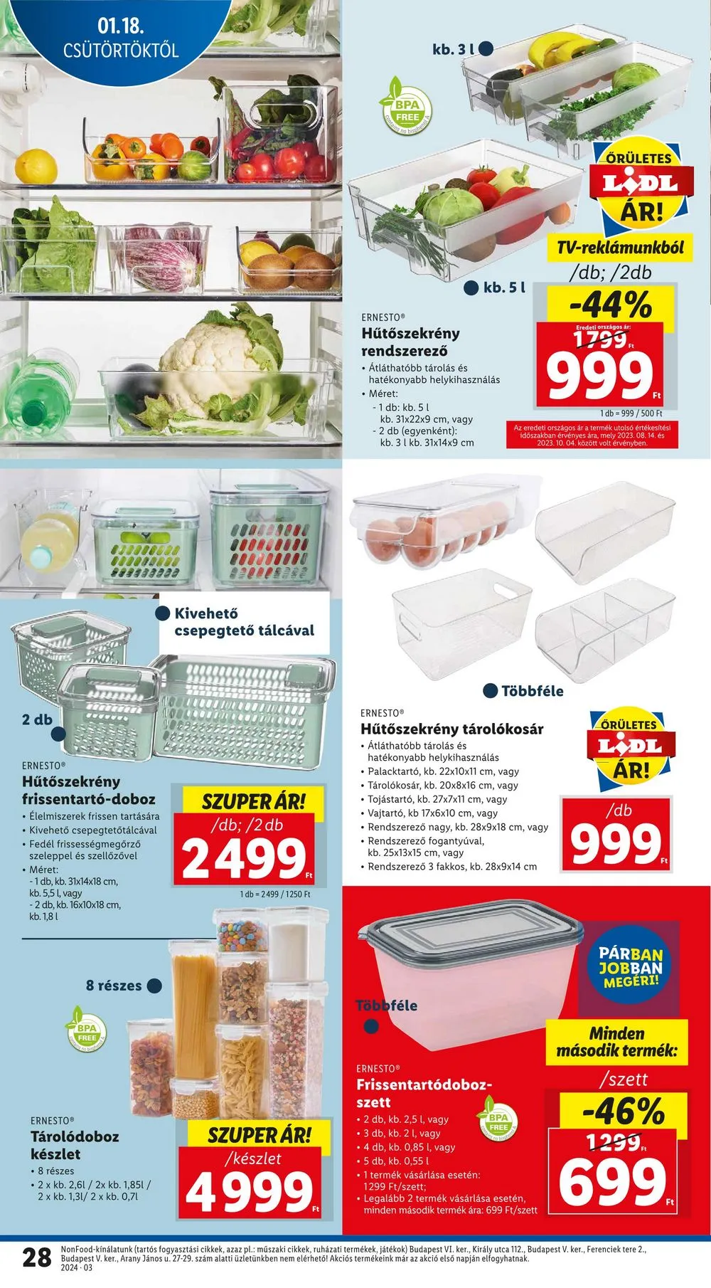 Lidl akciós újság 01.18–01.24 – 28. oldal
