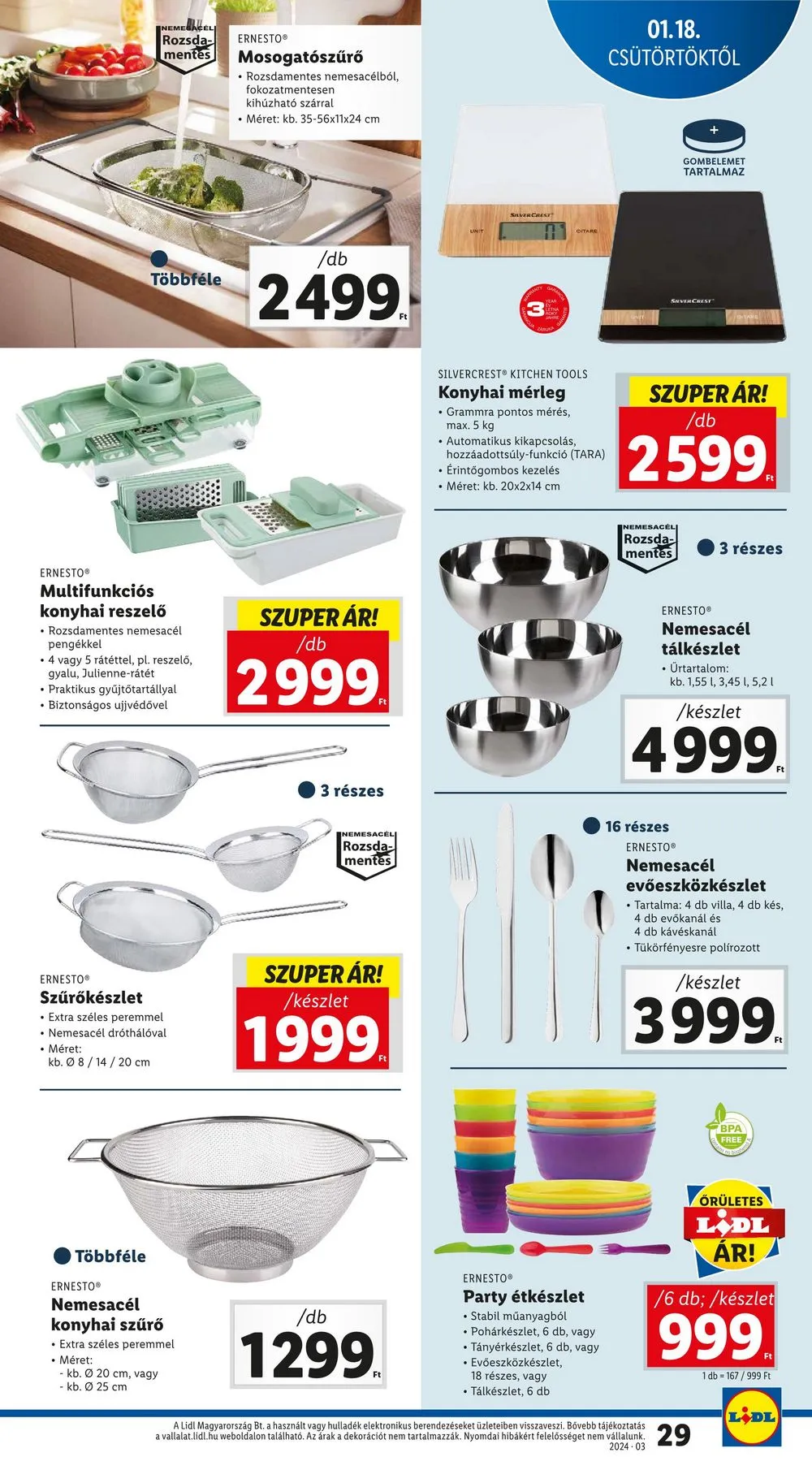Lidl akciós újság 01.18–01.24 – 29. oldal