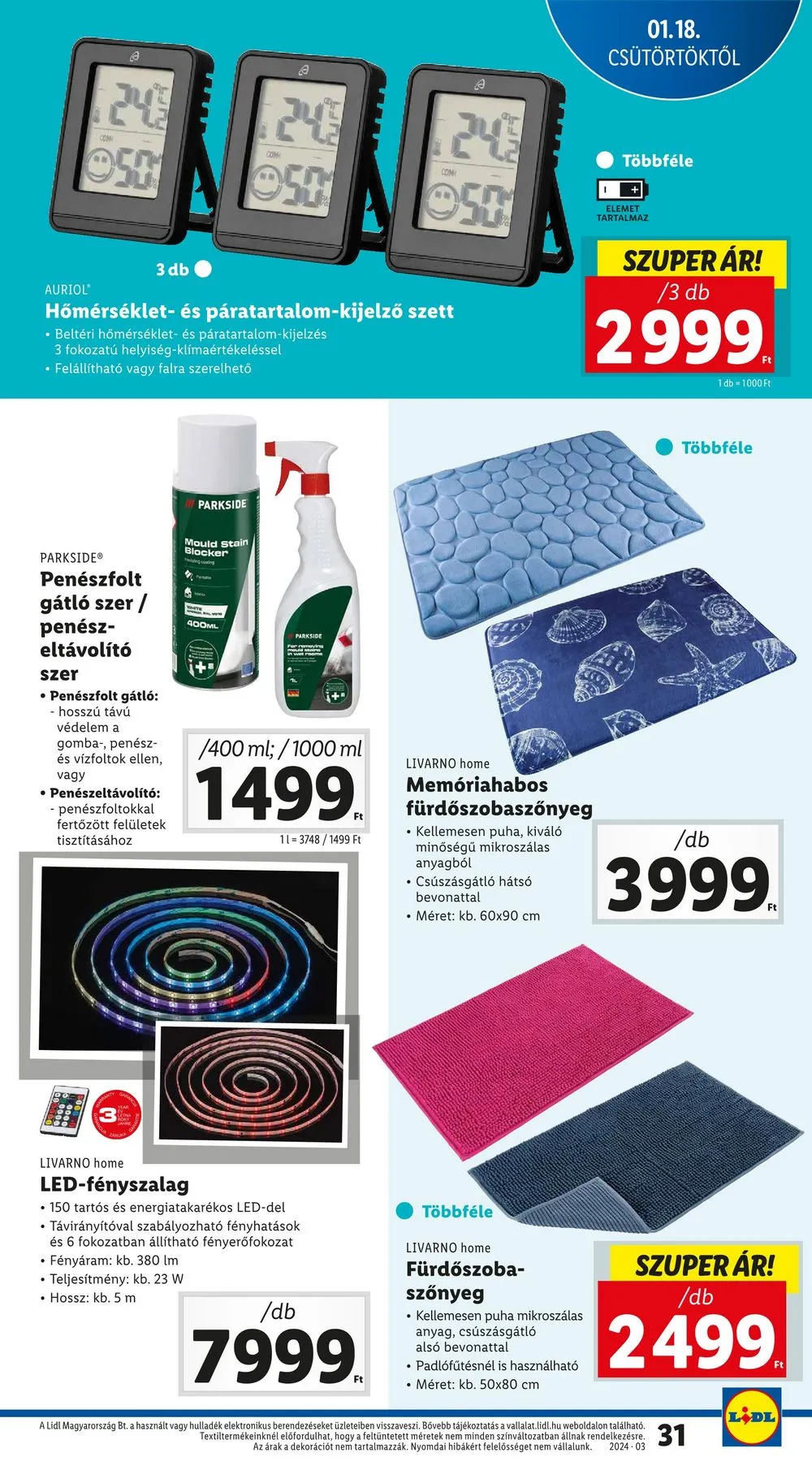 Lidl akciós újság 01.18–01.24 – 31. oldal