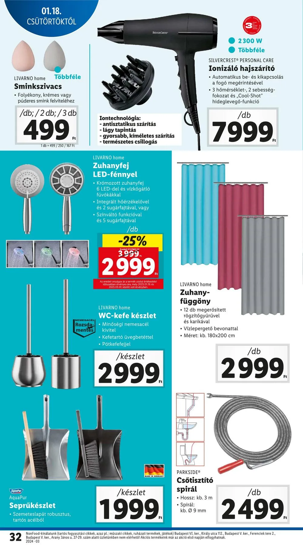 Lidl akciós újság 01.18–01.24 – 32. oldal
