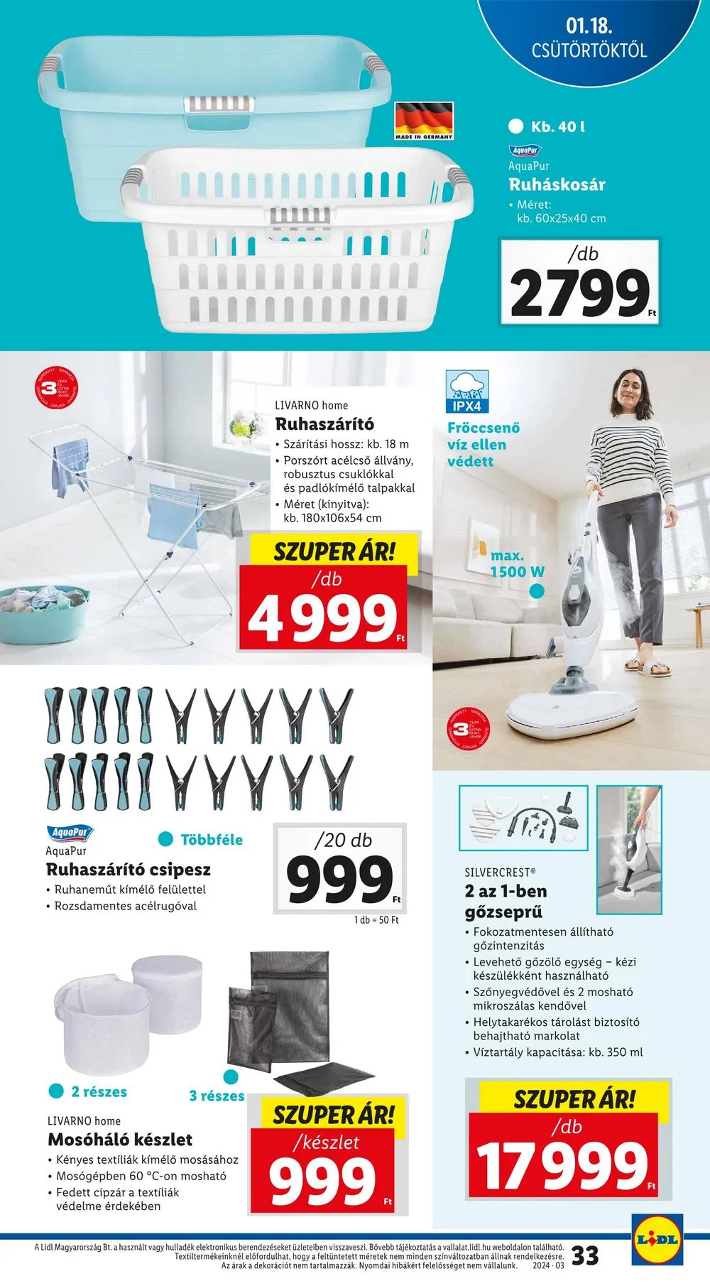 Lidl akciós újság 01.18–01.24 – 33. oldal