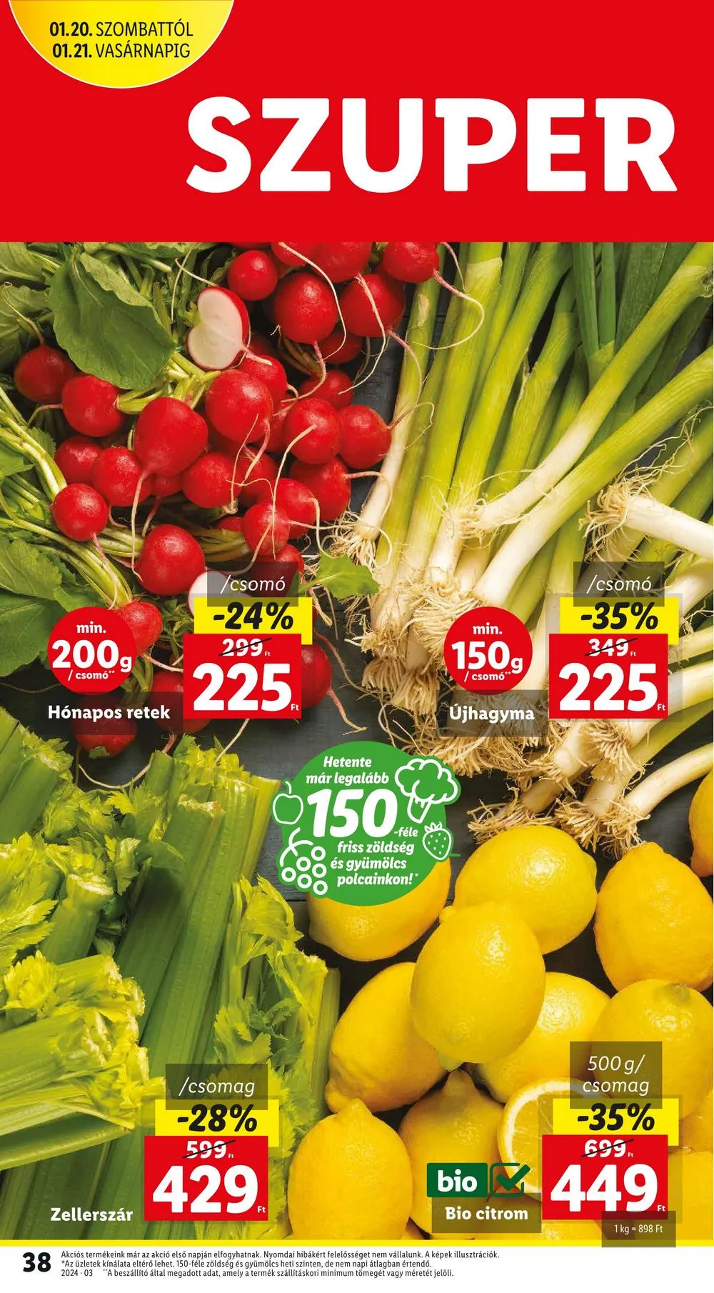 Lidl akciós újság 01.18–01.24 – 38. oldal