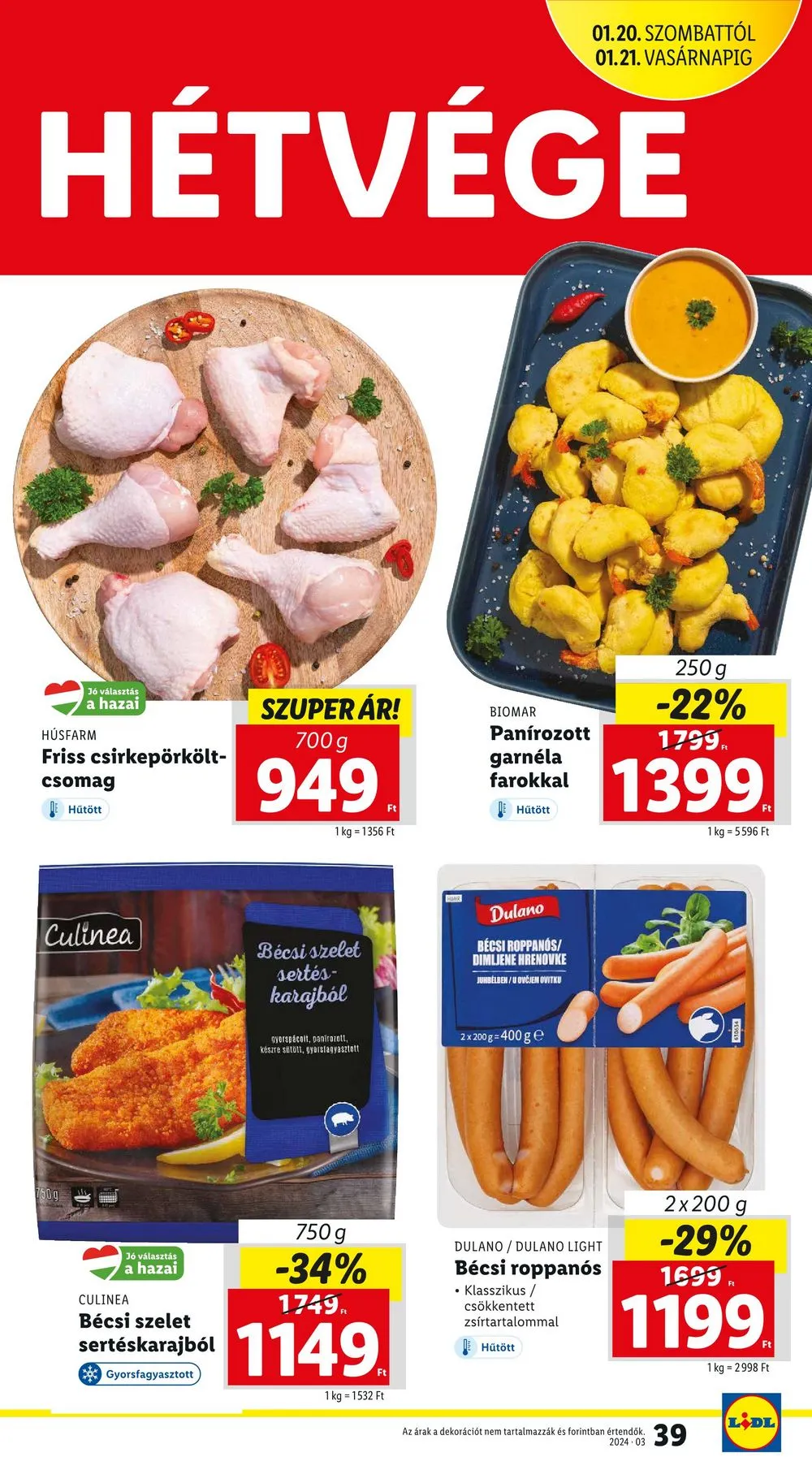 Lidl akciós újság 01.18–01.24 – 39. oldal