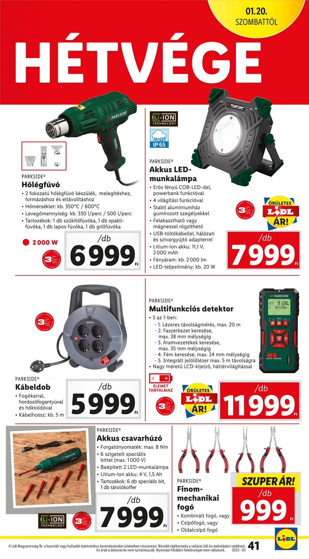 Lidl akciós újság 01.18–01.24 – 41. oldal