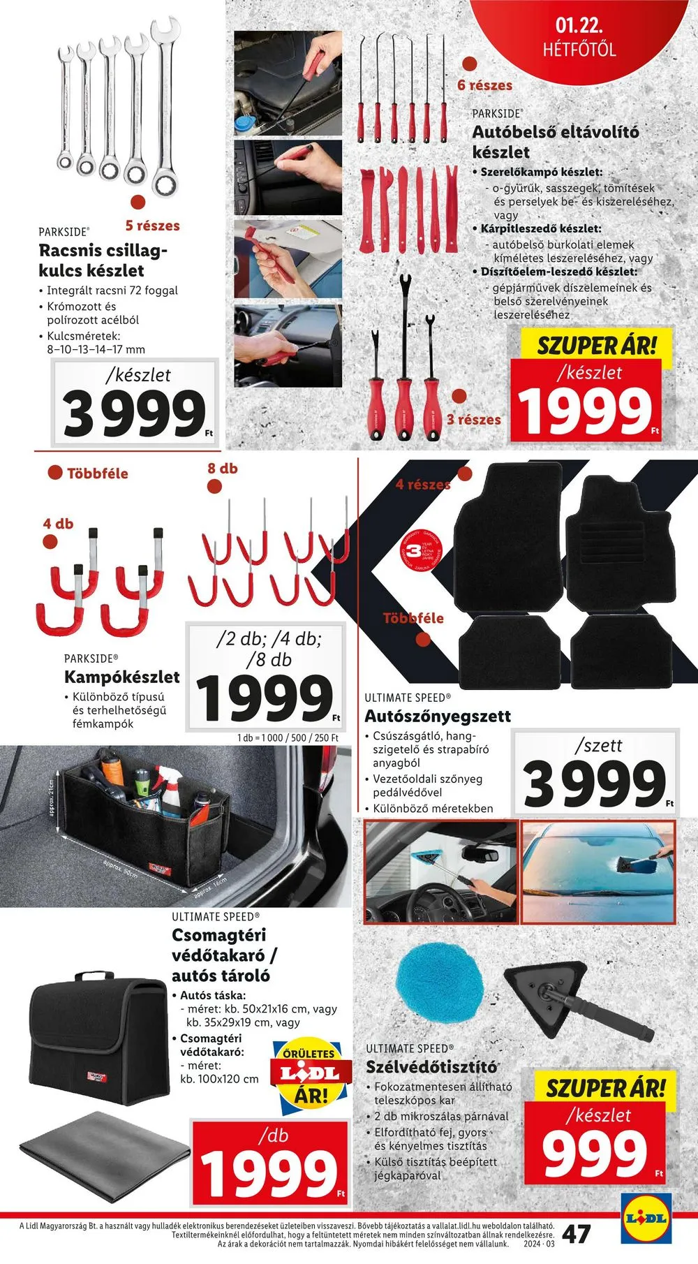 Lidl akciós újság 01.18–01.24 – 47. oldal