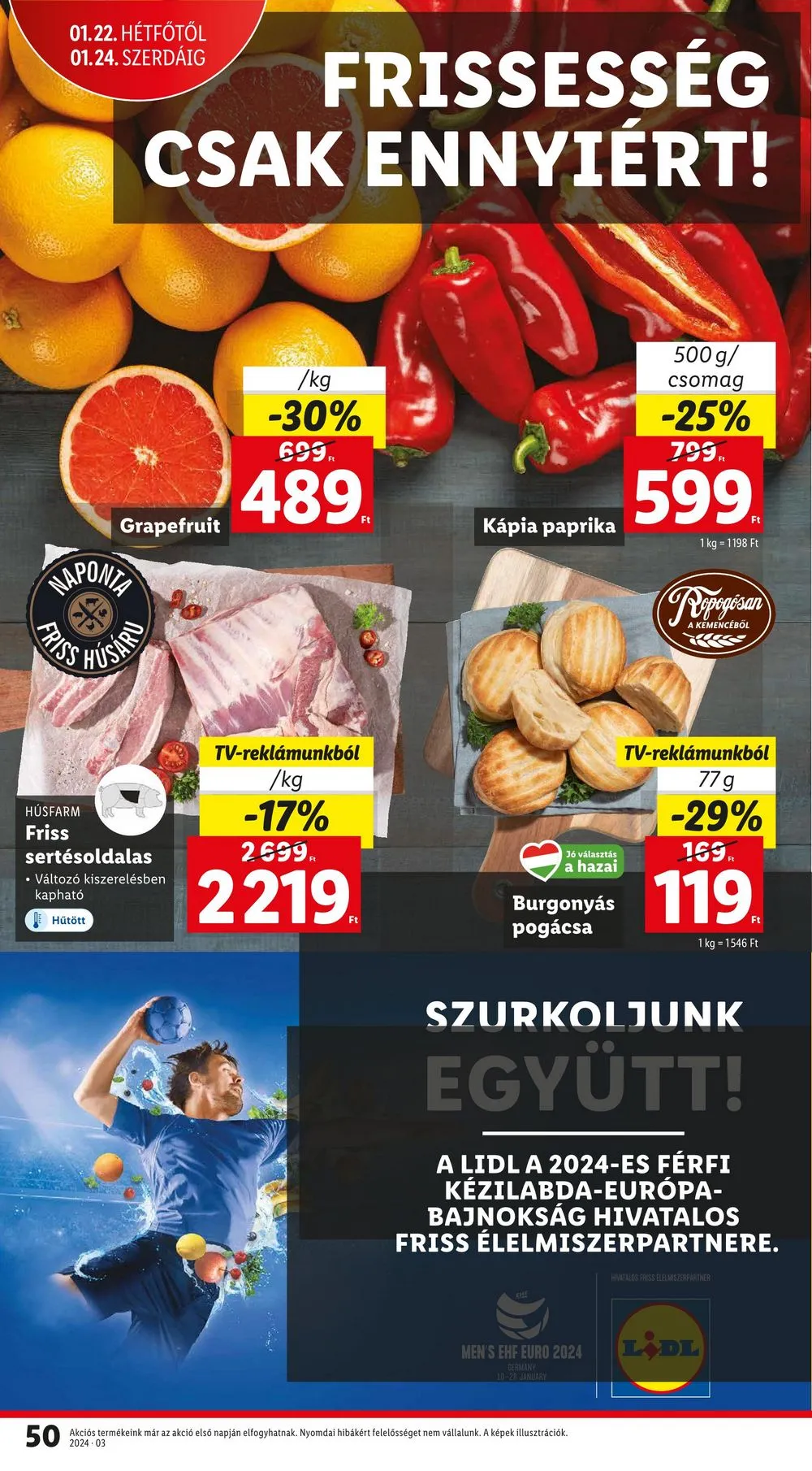 Lidl akciós újság 01.18–01.24 – 50. oldal