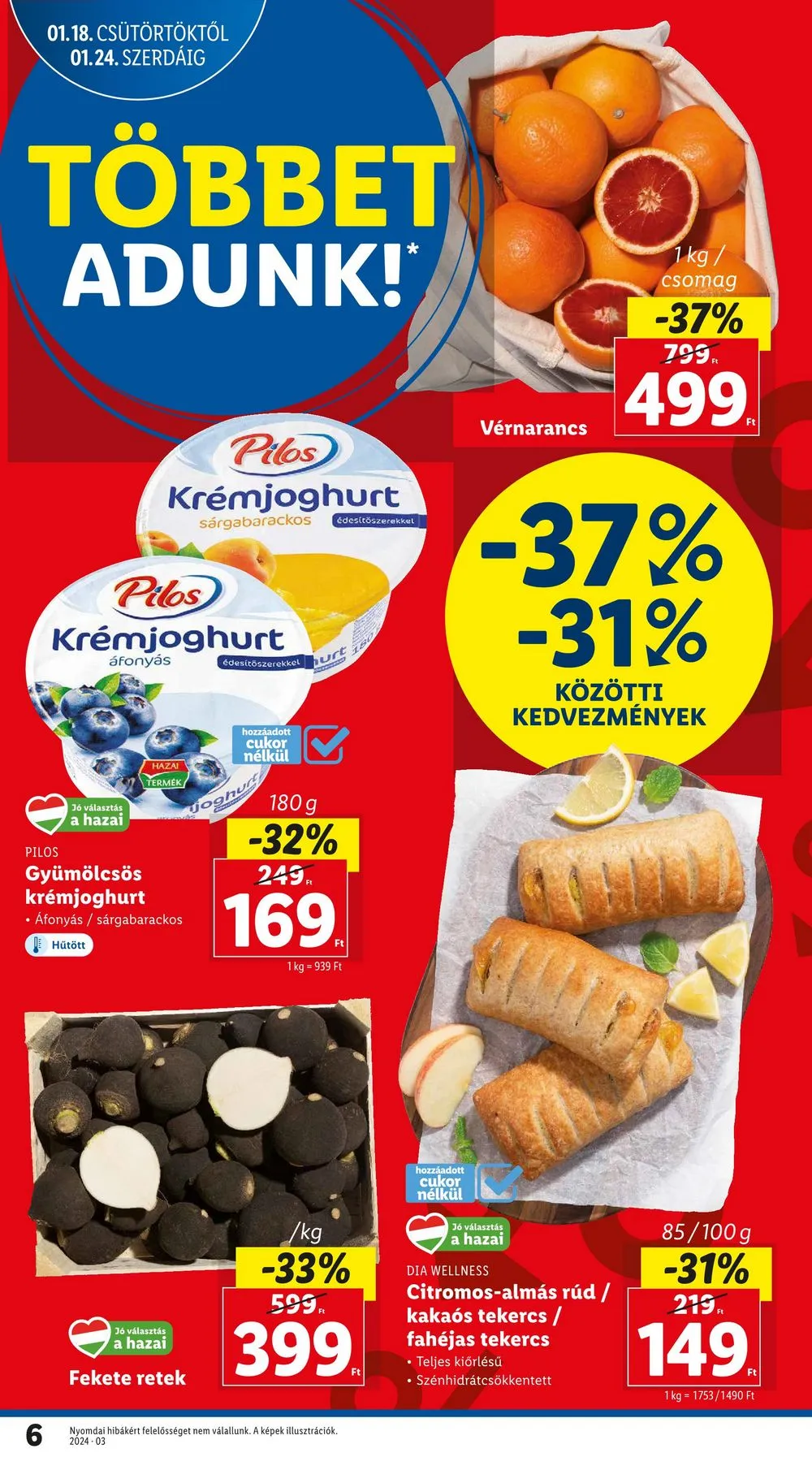 Lidl akciós újság 01.18–01.24 – 6. oldal