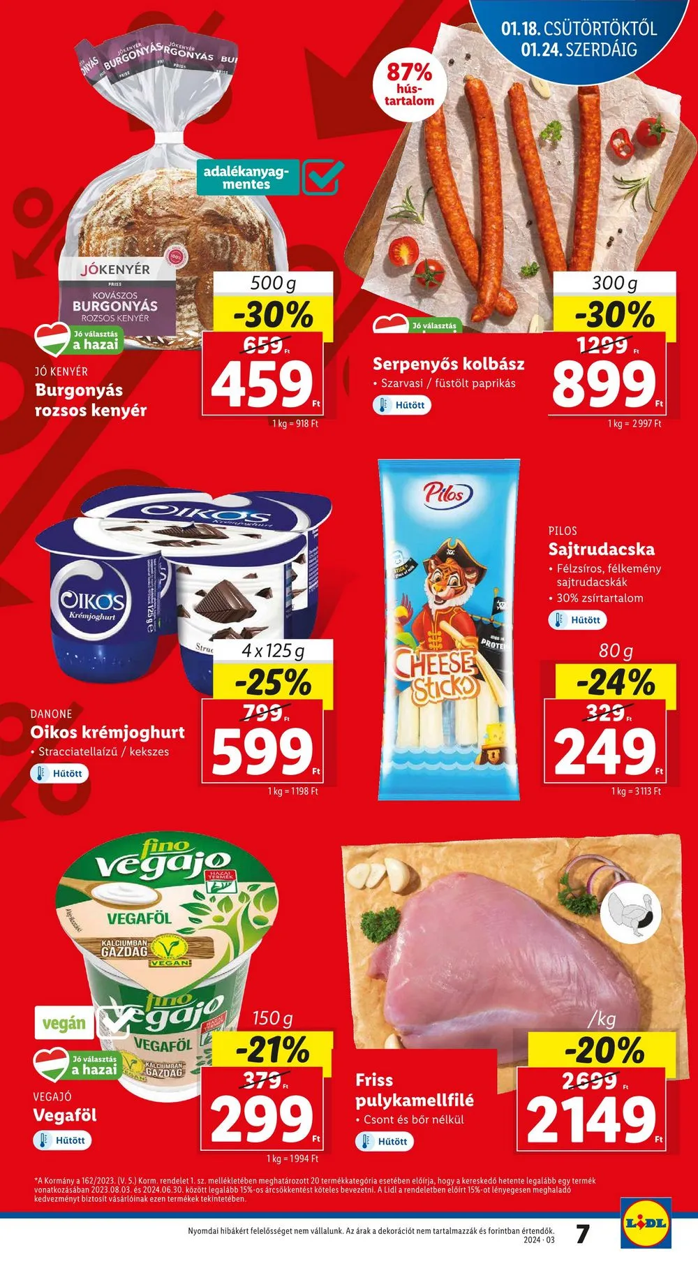 Lidl akciós újság 01.18–01.24 – 7. oldal